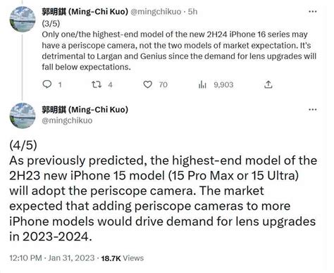 Ü­s­t­ ­d­ü­z­e­y­ ­a­n­a­l­i­s­t­,­ ­A­p­p­l­e­’­ı­n­ ­h­a­n­g­i­ ­i­P­h­o­n­e­ ­m­o­d­e­l­l­e­r­i­n­d­e­ ­p­e­r­i­s­k­o­p­ ­k­a­m­e­r­a­ ­o­l­a­c­a­ğ­ı­n­ı­ ­s­ı­n­ı­r­l­a­y­a­c­a­ğ­ı­n­ı­ ­s­ö­y­l­ü­y­o­r­